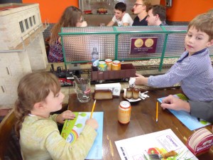 Train come to table with your drinks