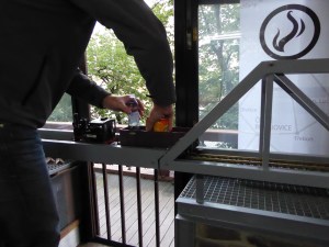 AND you catch the drinks on the other side!